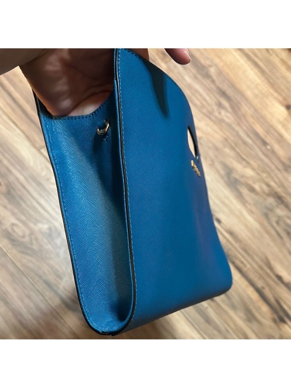 Michael Kors Tilda XL Teal Clutch - Picture 10 of 17